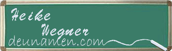 Heike Wegner Visitenkarte